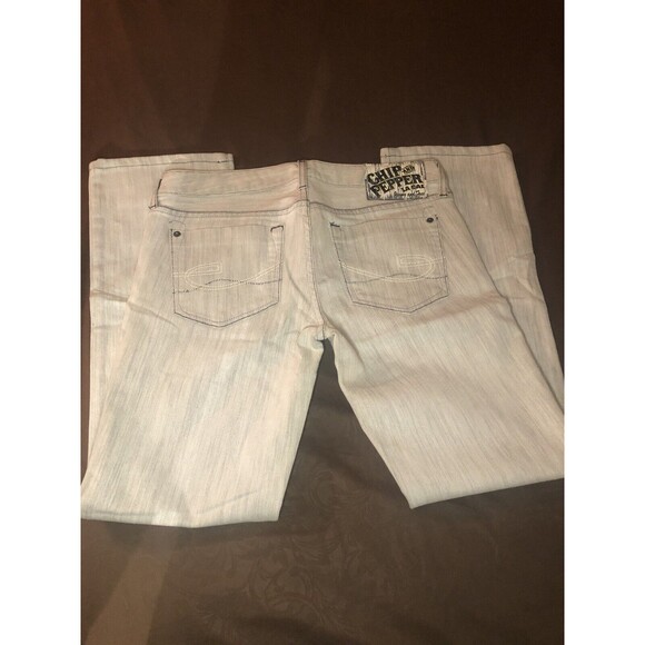 Chip & Pepper rare grey denim jeans size 30 EUC Women's Unisex - Picture 4 of 9